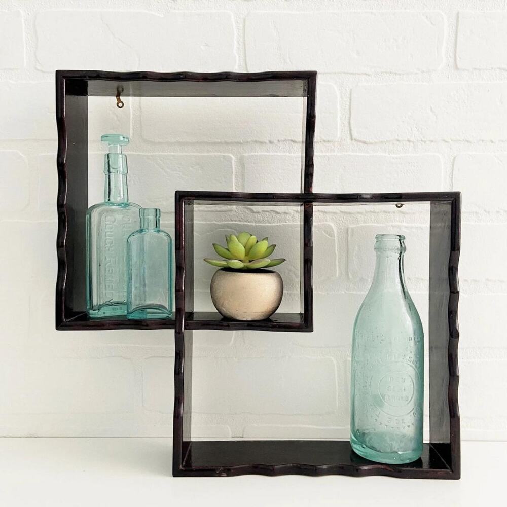 Vintage‎ Small Wall Shelf with Cubbies